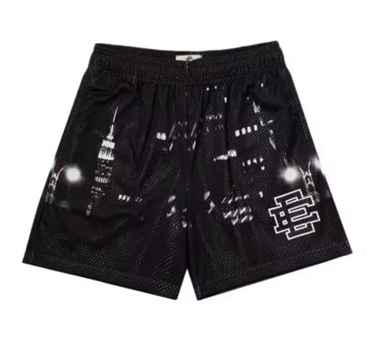 Eric Emanuel EE basic shorts Black skyline
