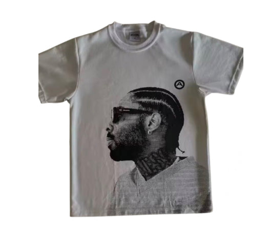 Brent Faiyaz graphic tee white/black